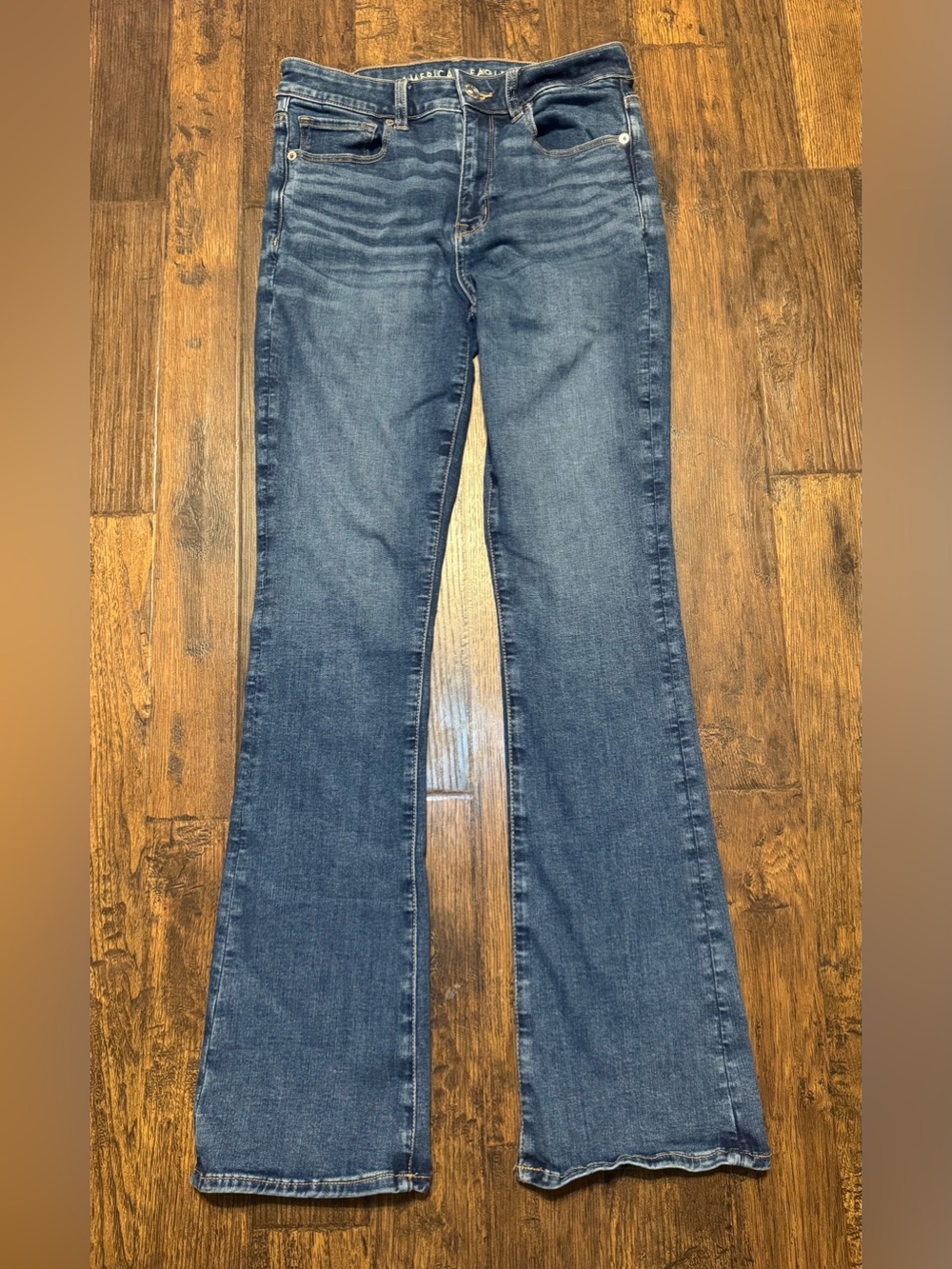 American Eagle Outfitters Dark Blue Flare Jeans